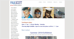 Desktop Screenshot of paulscottgallery.com